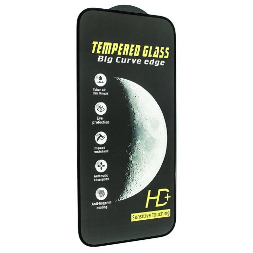 Захисне скло TEMPERED GLASS HD+ APPLE iPhone 14 PRO | 15 | 16 ЧОРНИЙ