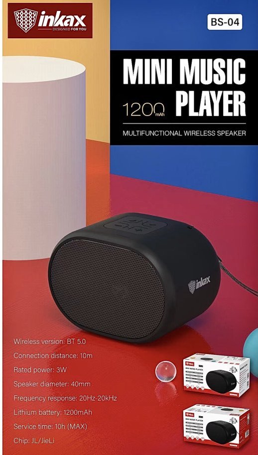 Колонка INKAX BLUETOOTH BS-04