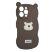 Силікон Hello Bear для Apple iPhone 15 Pro Brown