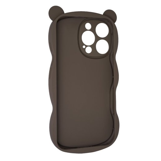 Силікон Hello Bear для Apple iPhone 15 Pro Brown