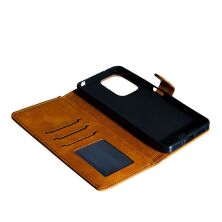 Flip Cover "Business" для Xiaomi Redmi 13C/Poco C65 Brown