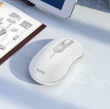 Мишка бездротова HOCO GM21 бiло-сiра