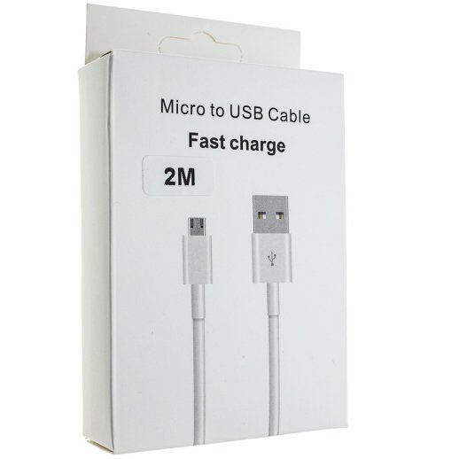 Кабель USB - micro USB 2 метри 2 Am FAST CHARGE в упаковці