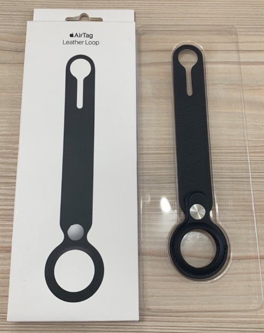 Airtag Leather Loop Yellow