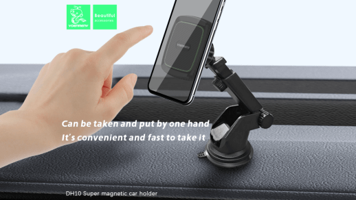 Автомобільний тримач Denmen DH10 із присоскою на магніті