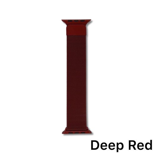 Ремінець для Apple Watch Milanese Loop 42/44mm Rose Red