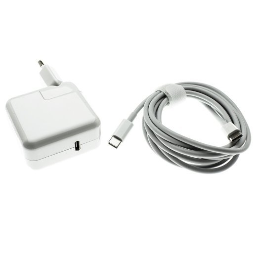 Блок живлення для MacBook APPLE AE30 Type-C PD 30W 20V 1.5A + кабель Type-C - Type-C, 2 метри