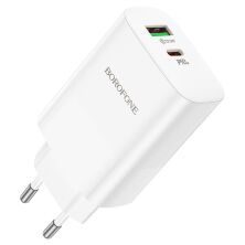 Мережевий зарядний пристрій BOROFONE BN10 Sunlight PD65W USB-C 1шт. USB-A 1 шт.