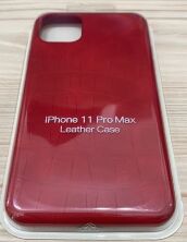 Чохол Croco Leather Apple iPhone 11 Pro Max Red