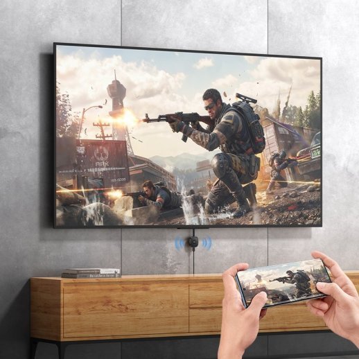 Переходник адаптер HOCO UA45 HDMI Screen Mirroring Device (1080P) (черный)