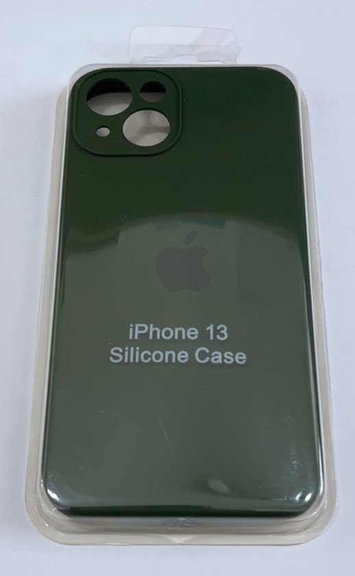 Чохол Silicone Case Copy Apple iPhone 13 Square Army Green, 18