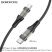 USB-C кабель BOROFONE BU37 Transparent Exploration Edition 60W charging data  Type-C to Type-C