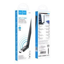 Wi-Fi адаптер HOCO HI32 USB 2.0 WiFi4 150Mbps з зовнішньою антеною
