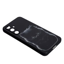 Накладка Fashion Mix для Samsung S24 FE Black Cat