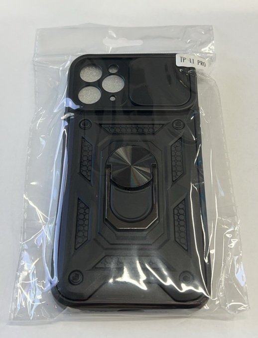 Armor Case With Curtain for Apple Iphone 11 Pro Чорний