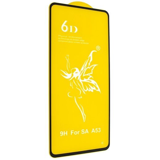 Захисне скло 6D PREMIUM SAMSUNG A536 Galaxy A53 5G (2022) ЧОРНИЙ