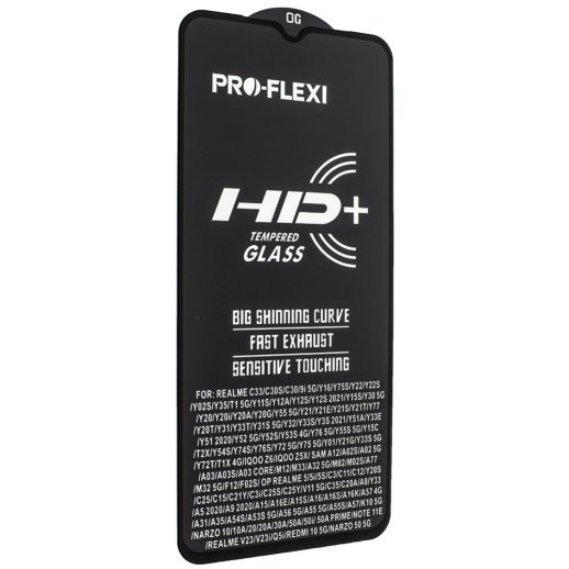 Захисне скло PRO-FLEXI HD+ REALME C35 ЧОРНИЙ