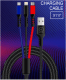 Кабель USB WUW X117 2,4A 3в1 (55)