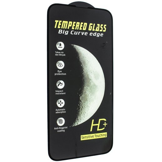 Захисне скло TEMPERED GLASS HD+ APPLE iPhone 14 6,1" ЧОРНИЙ