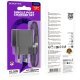 Мережевий зарядний пристрій BOROFONE BAS11A USB 10.5W + кабель USB - MICRO, чорний