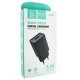 Мережевий зарядний пристрій DENMEN DC01 2.4A 1USB ЧОРНИЙ