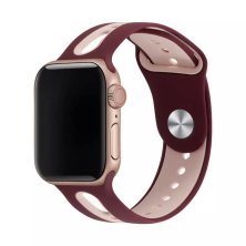 Ремінець силіконовий LINE 2 COLORS для APPLE WATCH 38 | 40 | 41 мм LARGE