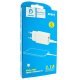 Мережевий зарядний пристрій DENMEN DC02V + CABLE Micro-USB 2.1A 2USB БІЛИЙ