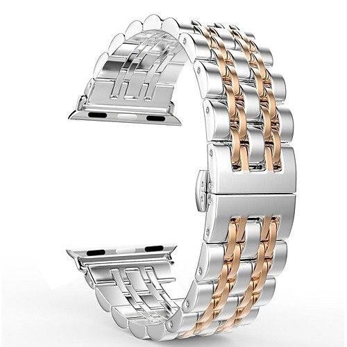 Ремінець металевий 3-Bead Metal 4 LINE APPLE WATCH 38 | 40 | 41 MM №20