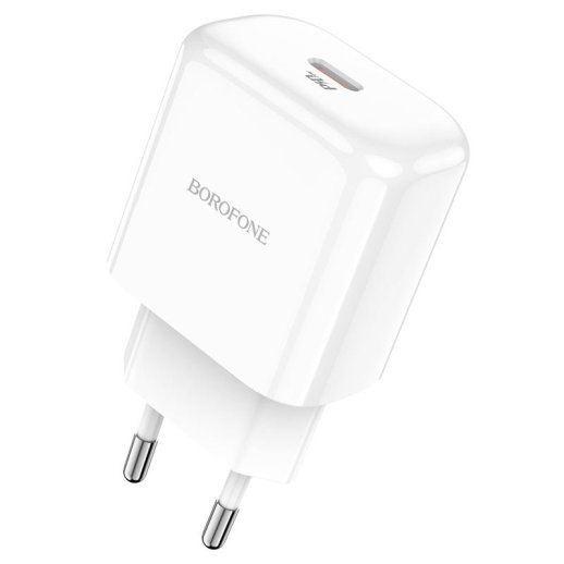 Мережевий зарядний пристрій BOROFONE BN3 Premium PD20W USB-C