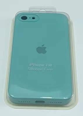 Чохол Silicone Case Copy Apple iPhone 7 / 8 / SE Square Light blue 3