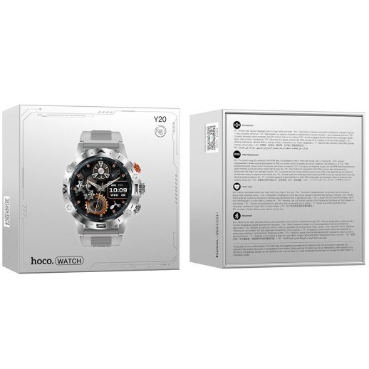 Годинник HOCO Y20 Smart sports watch (call version), SILVER