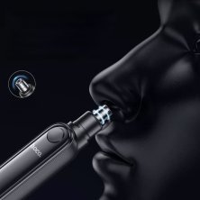 Електричний тример для волосся в носі HOCO HP33 з дисплеєм, МЕТАЛЕВИЙ СІРИЙ