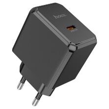 Мережевий зарядний пристрій HOCO CS15A PD 30W TYPE-C ЧОРНИЙ