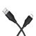USB кабель HOCO X124 Silicone USB - Lightning, чорний