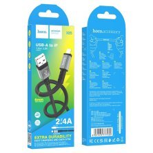 USB кабель HOCO X85 USB - Lightning 1метр, чорний