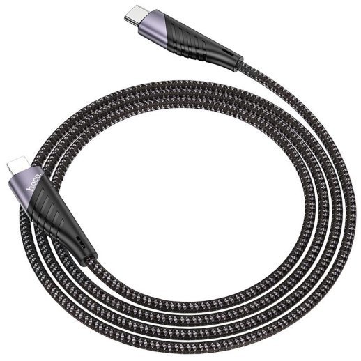 USB-C кабель HOCO U95 Type-C - Lightning 1.2M чорний