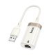 Адаптер HOCO UA41 Crystal (USB-A - RJ45), Ethernet 100 Mbps, абрикосовий