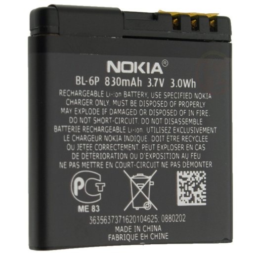 Акумулятор ОРИГІНАЛ КУЛЕК NOKIA BL-6P | 6500 Classic | 7900 Prist