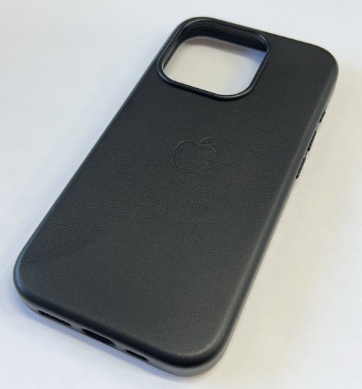 Чехол Leather Case Apple Iphone 15 Pro MagSafe Shirt Green