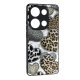 Накладка Fashion Mix для Xiaomi Redmi Note 13 Pro (4G) /Poco M6 Pro (4G) Leopard Hearts