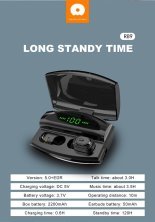 Бездротові навушники WUW R89 TWS Wireless earbuds + POWER BANK