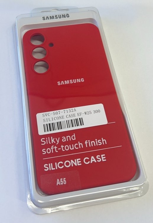 Чохол Silicone Case for Samsung A55 Red