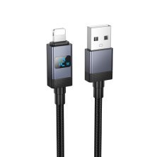 USB кабель HOCO X118 USB - Lightning, 1 метр, чорний