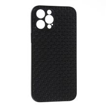 Накладка Leather Case для Apple iPhone 12 Pro Max Плетенка