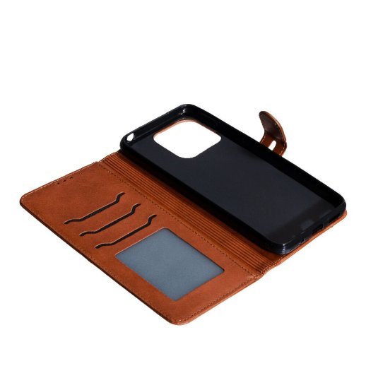 Flip Cover "Business" для Xiaomi Redmi 12C Brown