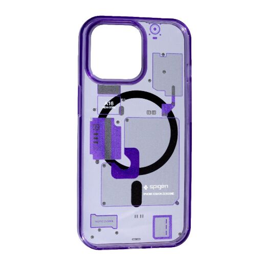 Накладка Spigen MagSafe Diagram для Apple iPhone 15 Pro Max Violet