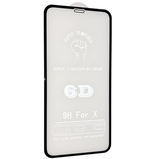 Захисне скло 6D ORIGINAL для APPLE IPHONE X | XS | 11 PRO ЧОРНИЙ