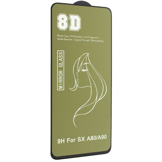 Захисне скло 8D MIRROR SAMSUNG A80 | A90 2019