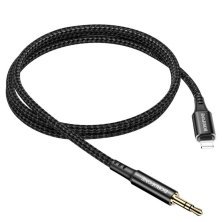 Кабель BOROFONE BL7 AUX Lightning - jack 3.5мм 1 МЕТР ЧОРНИЙ