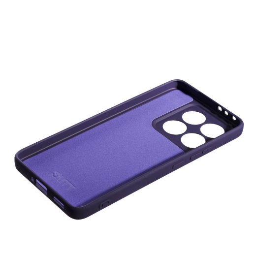 Силікон Case SMTT (AA) для Xiaomi 14T Pro Dark Violet